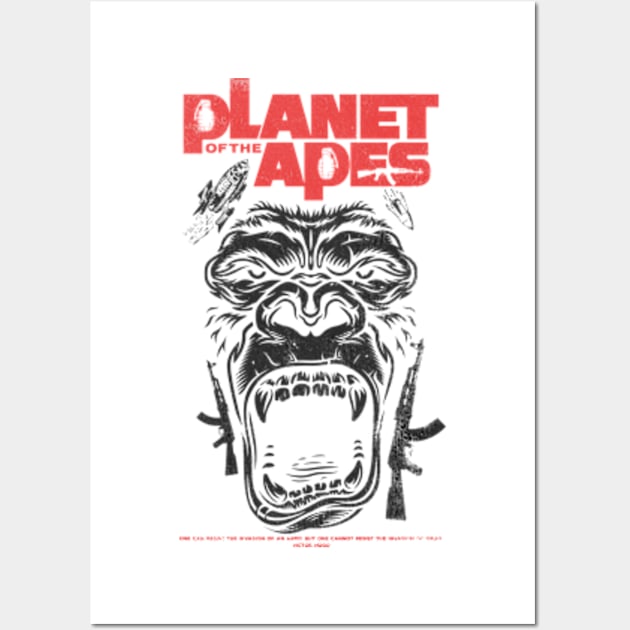 Planet of the Apes Wall Art by Cartooned Factory